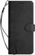 Oppo A60 4G Hoesje Wallet Book Case Kunstleer Zwart afbeelding 2