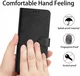 Oppo A60 4G Hoesje Wallet Book Case Kunstleer Zwart afbeelding 5