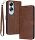 Oppo A60 4G Hoesje Wallet Book Case Kunstleer Bruin