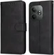 Realme GT 6 Hoesje Wallet Book Case Kunstleer Zwart afbeelding 2