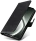 Realme GT 6 Hoesje Wallet Book Case Kunstleer Zwart afbeelding 3