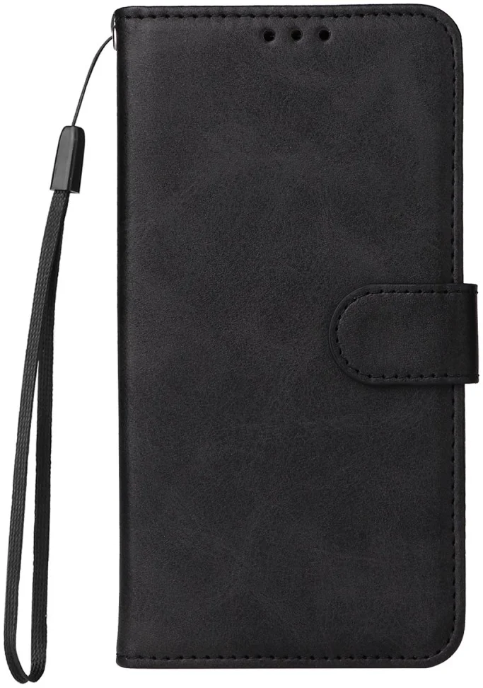 Realme GT 6 Hoesje Wallet Book Case Kunstleer Zwart afbeelding 5