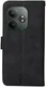 Realme GT 6 Hoesje Wallet Book Case Kunstleer Zwart afbeelding 9