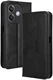 Oppo A60 5G / A40 / A40m Hoesje Wallet Book Case Kunstleer Zwart afbeelding 1