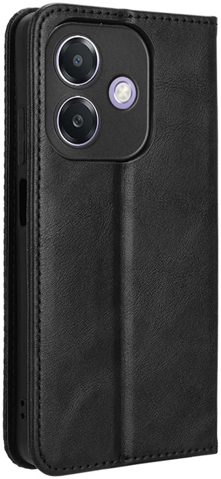 Oppo A60 5G / A40 / A40m Hoesje Wallet Book Case Kunstleer Zwart afbeelding 7