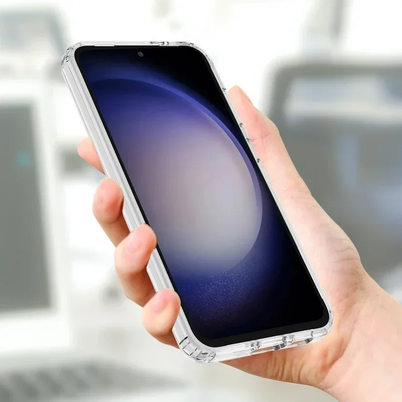 Samsung Galaxy S24 FE Hoesje met MagSafe Dun TPU Back Cover Transparant afbeelding 9