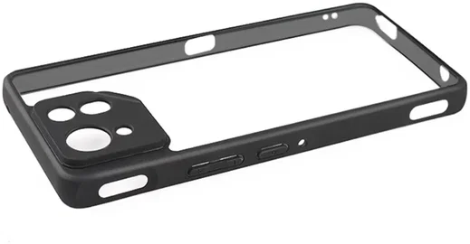 Asus ROG Phone 8 / 8 Pro Hoesje Schokbestendig Transparant Zwart afbeelding 6