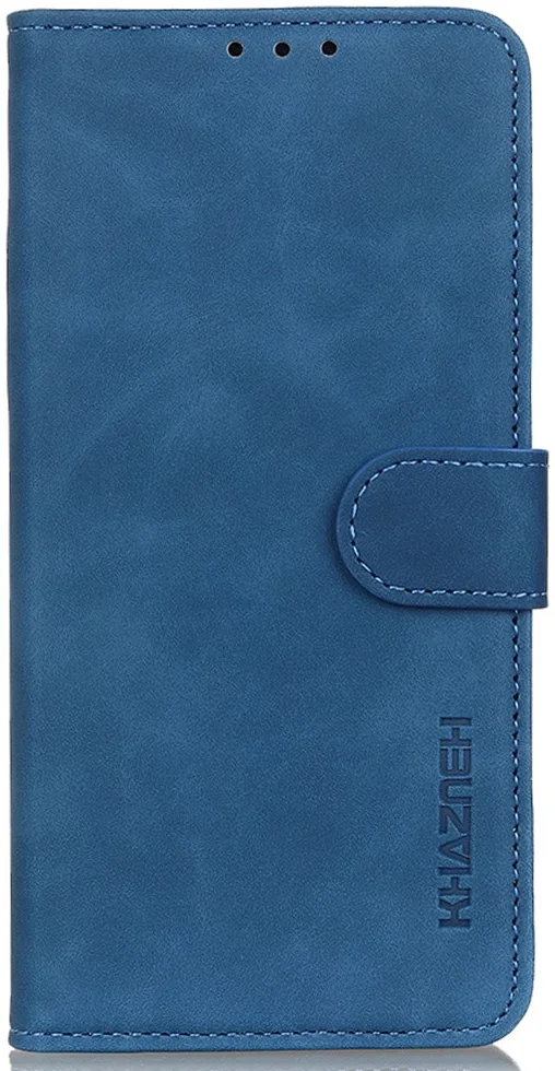 KHAZNEH Motorola Edge 50 Ultra Hoesje Retro Wallet Book Case Blauw afbeelding 8