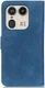 KHAZNEH Motorola Edge 50 Ultra Hoesje Retro Wallet Book Case Blauw afbeelding 9