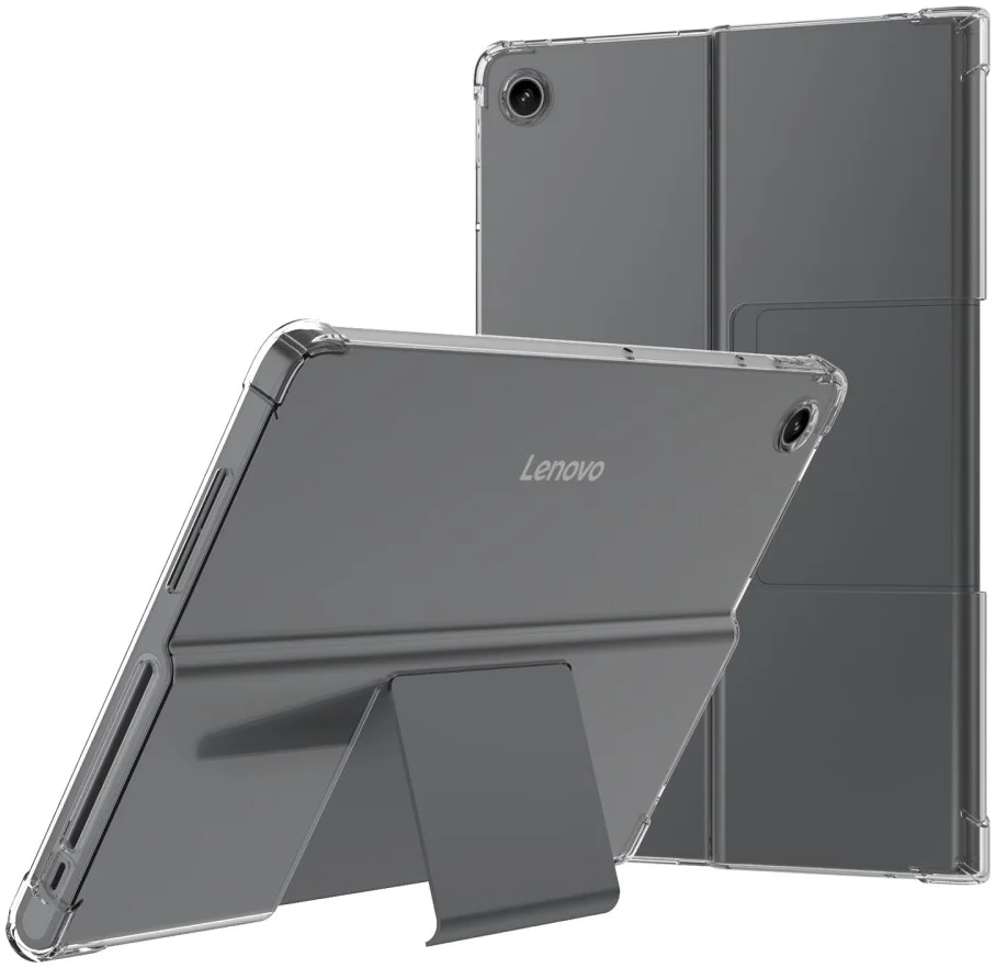 Lenovo Tab Plus Hoes Schokbestendige TPU Back Cover Transparant afbeelding 2