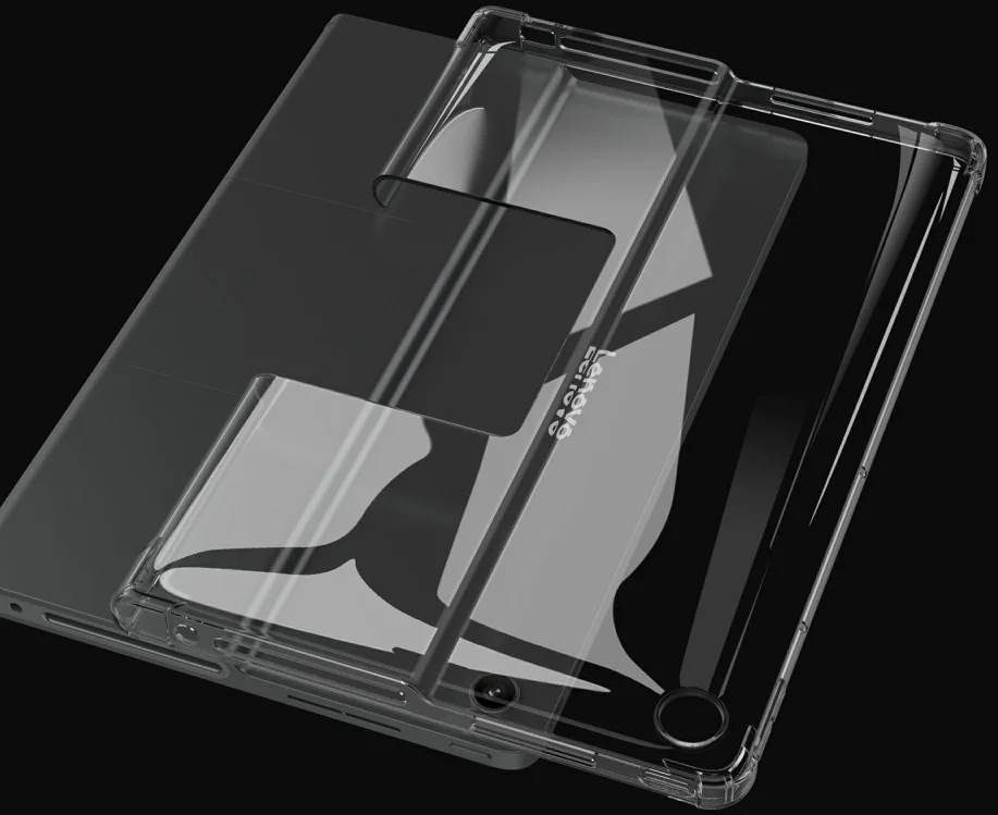 Lenovo Tab Plus Hoes Schokbestendige TPU Back Cover Transparant afbeelding 5