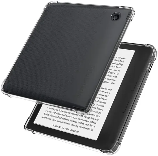 Kobo Libra H2O Hoes Schokbestendige TPU Back Cover Transparant afbeelding 2