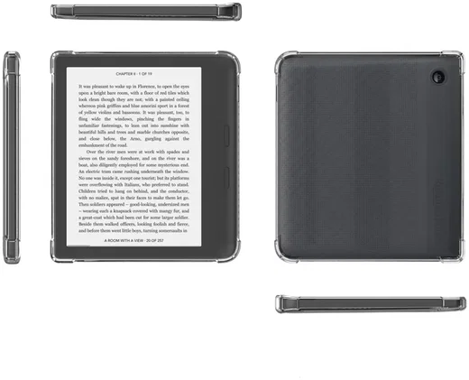Kobo Libra H2O Hoes Schokbestendige TPU Back Cover Transparant afbeelding 6