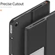 Dux Ducis Domo Lenovo Tab Plus Hoes Tri-Fold Book Case Zwart afbeelding 6