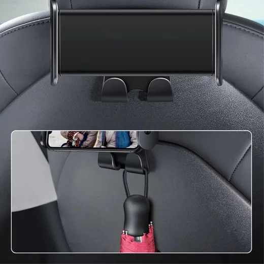Tesla Model 3 2017-2022/Model Y 2021-2022 Hoofdsteun Houder Telefoon/Tablet/iPad afbeelding 8