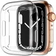 Apple Watch 11/10 46MM Hoesje TPU - Ingebouwde Screen Protector - Transparant afbeelding 1