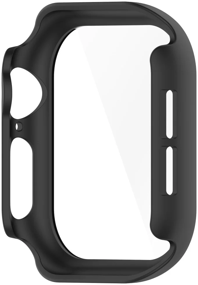 Apple Watch 11/10 42MM Hoesje - Case met Ingebouwde Tempered Glass - Zwart afbeelding 3