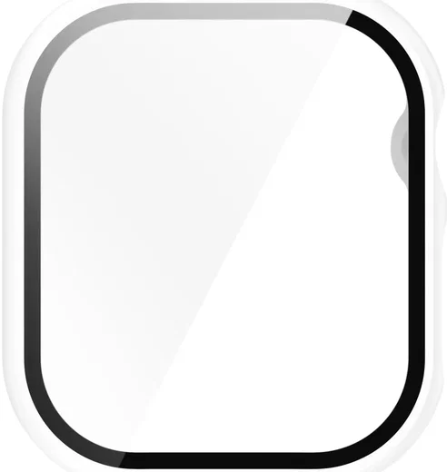 Apple Watch 11/10 42MM Hoesje - Case met Ingebouwde Tempered Glass - Wit afbeelding 4