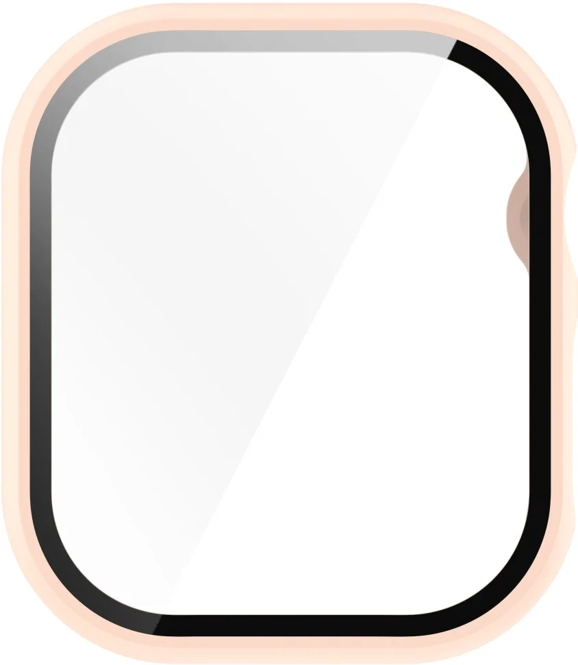 Apple Watch 11/10 42MM Hoesje - Case met Ingebouwde Tempered Glass - Roze afbeelding 4
