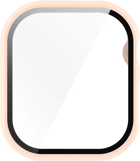 Apple Watch 11/10 42MM Hoesje - Case met Ingebouwde Tempered Glass - Roze afbeelding 4