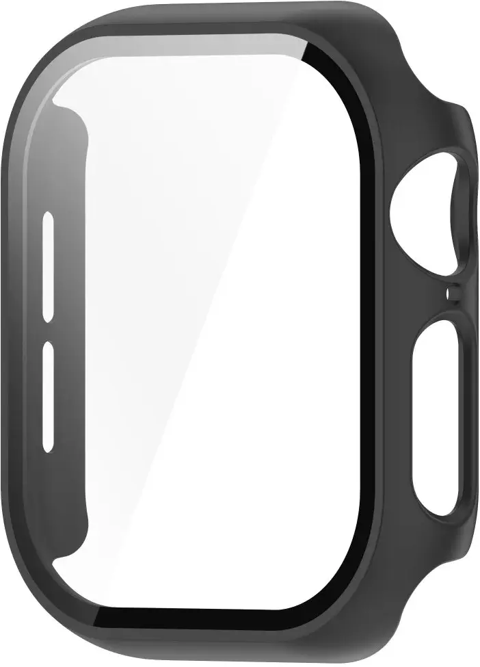 Apple Watch 11/10 46MM Hoesje - Case met Ingebouwde Tempered Glass - Zwart afbeelding 2