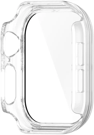 Apple Watch 11/10 46MM Hoesje - Case met Ingebouwde Tempered Glass - Transparant afbeelding 3