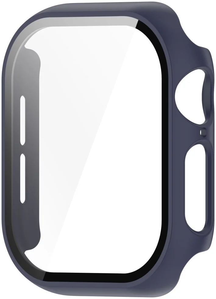Apple Watch 11/10 46MM Hoesje - Case met Ingebouwde Tempered Glass - Blauw afbeelding 2