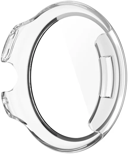 Google Pixel Watch 3 45MM Hoesje - Bumper Case met Tempered Glass - Transparant afbeelding 5