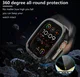 Apple Watch 11/10 42MM Hoesje Aluminium Bumper Frame Zwart afbeelding 6