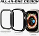 Apple Watch 11/10 42MM Hoesje Aluminium Bumper Frame Zwart afbeelding 3