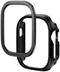Apple Watch 11/10 46MM Hoesje Aluminium Bumper Frame Zwart afbeelding 2