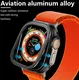Apple Watch 11/10 46MM Hoesje Aluminium Bumper Frame Zwart afbeelding 5