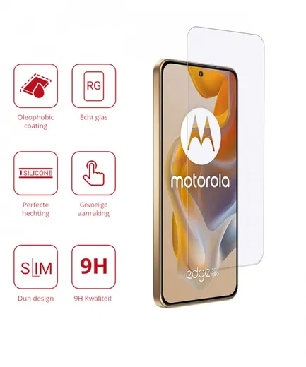 Rosso Motorola Edge 50 Neo 9H Tempered Glass Screen Protector afbeelding 2
