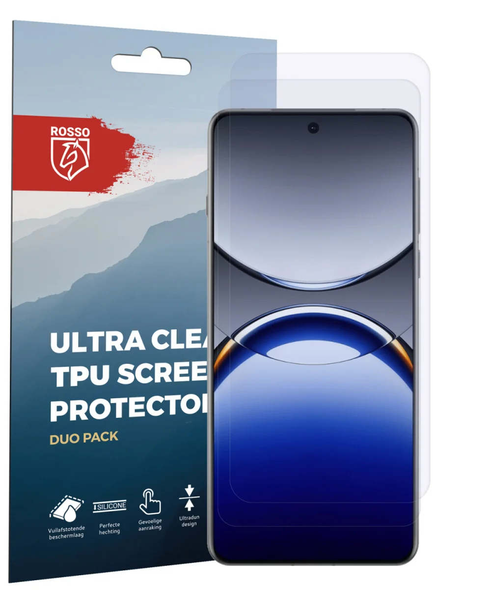 Rosso Oppo Find X8 Pro Screen Protector Case Friendly Folie Duo Pack afbeelding 9