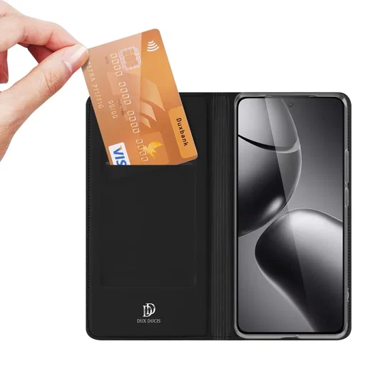 Dux Ducis Skin Pro Xiaomi 14T Hoesje Portemonnee Zwart afbeelding 2