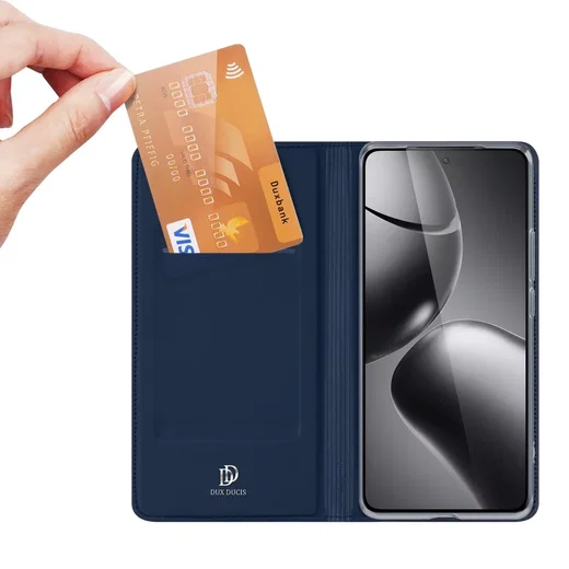 Dux Ducis Skin Pro Xiaomi 14T Hoesje Portemonnee Blauw afbeelding 2