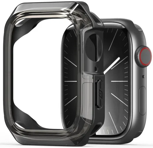 Dux Ducis Tamo - Apple Watch 11/10 42MM Hoesje - Zwart afbeelding 1