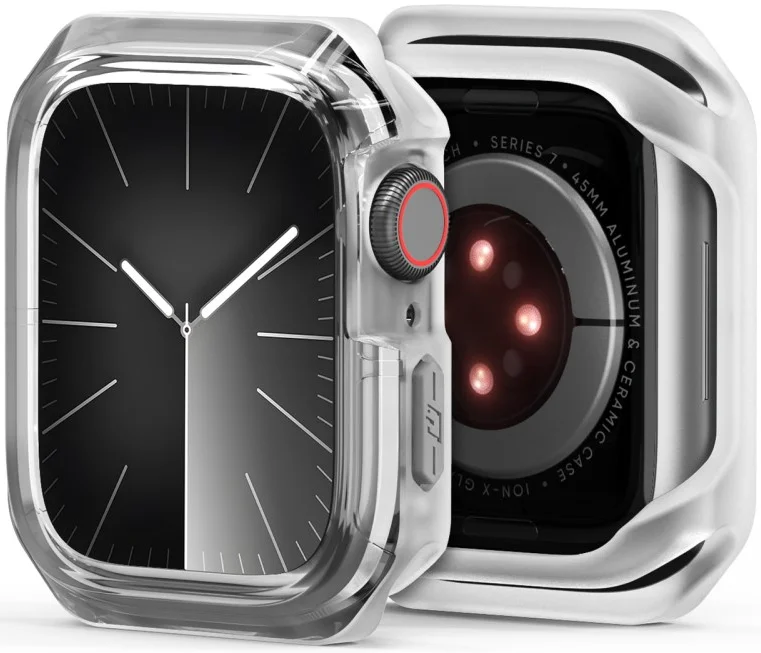 Dux Ducis Tamo - Apple Watch 11/10 42MM Hoesje - Wit afbeelding 2