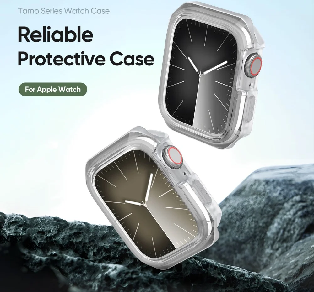 Dux Ducis Tamo - Apple Watch 11/10 42MM Hoesje - Wit afbeelding 5