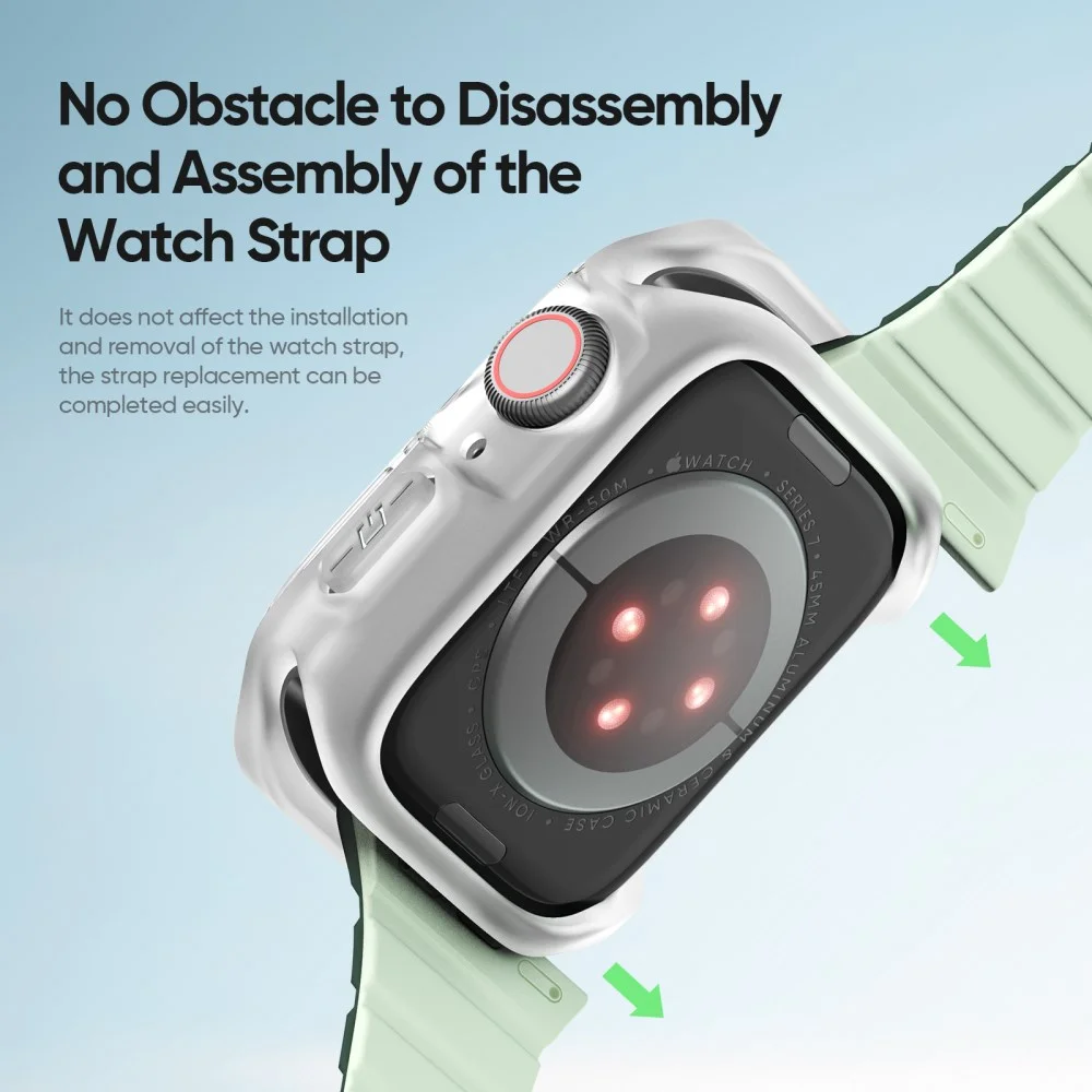 Dux Ducis Tamo - Apple Watch 11/10 42MM Hoesje - Wit afbeelding 6