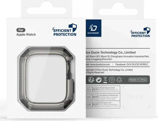 Dux Ducis Tamo - Apple Watch 11/10 46MM Hoesje - Zwart afbeelding 10