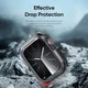 Dux Ducis Tamo - Apple Watch 11/10 46MM Hoesje - Zwart afbeelding 4
