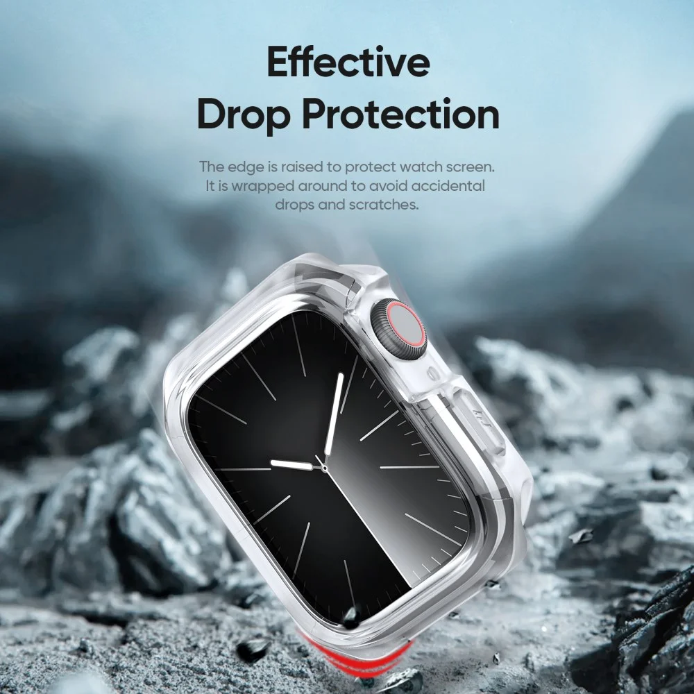 Dux Ducis Tamo - Apple Watch 11/10 46MM Hoesje - Wit afbeelding 4