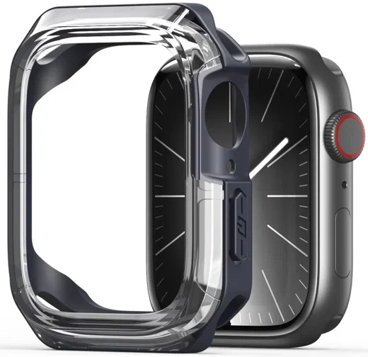Dux Ducis Tamo - Apple Watch 11/10 46MM Hoesje - Blauw afbeelding 1