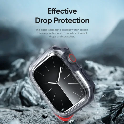 Dux Ducis Tamo - Apple Watch 11/10 46MM Hoesje - Blauw afbeelding 4
