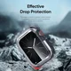 Dux Ducis Tamo - Apple Watch 11/10 46MM Hoesje - Blauw afbeelding 4
