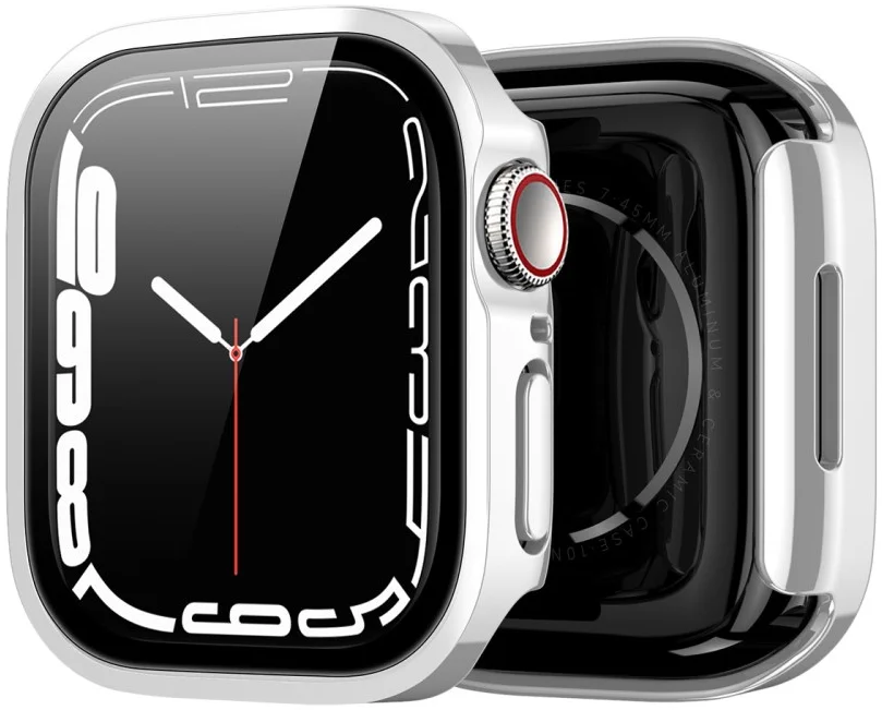 Dux Ducis Hamo - Apple Watch 11/10 46MM Hoesje - Full Protect - Zilver afbeelding 2