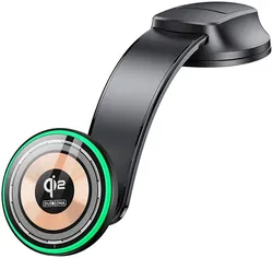 Duzzona Qi2 MagSafe Dashboard Telefoonhouder Auto met Opladen 15W Transparant afbeelding