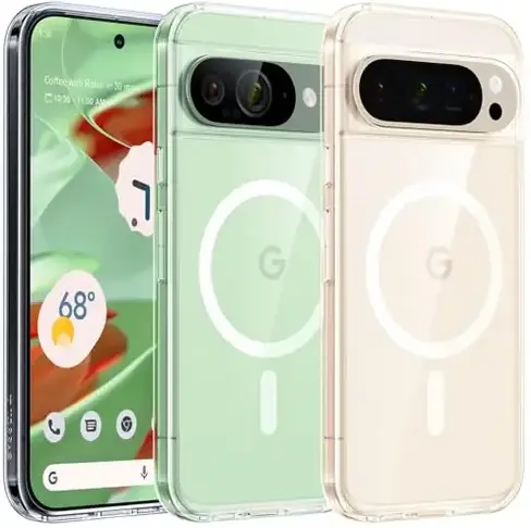 TORRAS Diamond Mag Google Pixel 9 Pro XL Hoesje MagSafe Back Cover Transparant afbeelding 6