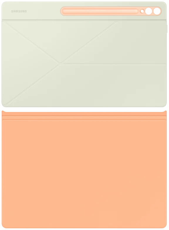 Originele Samsung Galaxy Tab S10 Ultra / S9 Ultra Hoes Smart Book Cover Oranje afbeelding 11